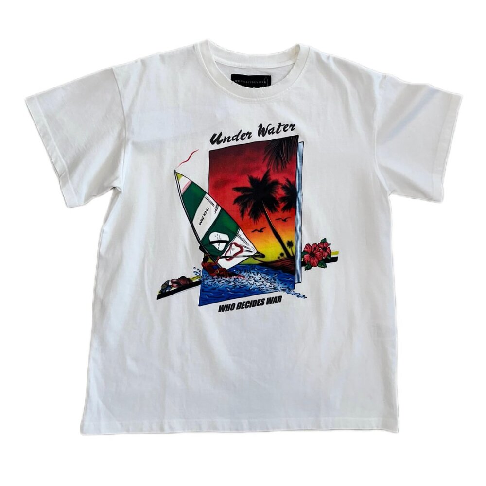 WHO DECIDES WAR UNDERWATER T-SHIRT (WHITE)